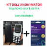 KIT ANONIMATO: TELEFONO USA E GETTA + SIM CARD LYCAMOBILE UK 100% ANONIMA