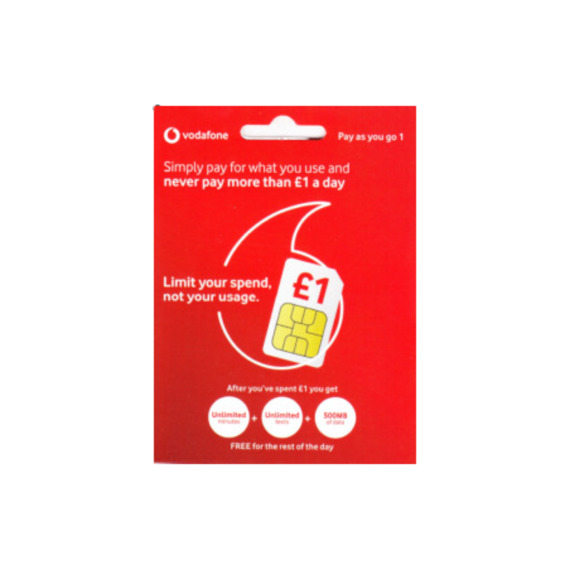 Sim anonima 100% Vodafone UK pronta per l'uso!! Sim anonima 100% Vodafone UK pronta per l'uso!!
